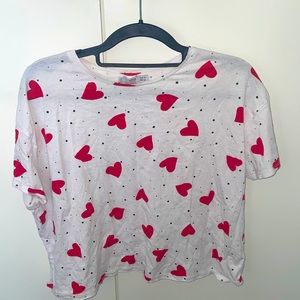 Heart t shirt from Mango